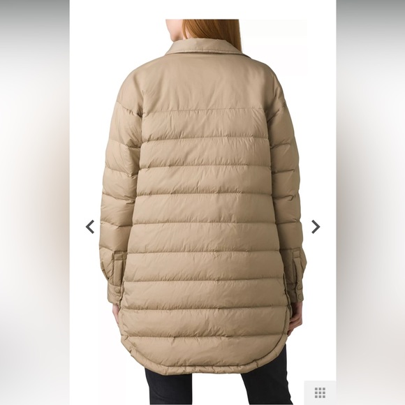 prAna Globe Thistle Shirt Jacket Down Puffer - Picture 4 of 6